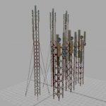 transmitter tower pack 28prefab 29 v1.0 fs22 2