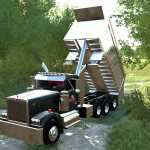 tri states 1990 western star 4964 dump truck v1.0 fs22 1