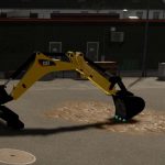 backhoe for tractor 3 point hitch beta v1.0 fs22 2