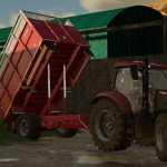 broughan 1 axle grain silage trailer v1.0 fs22 1