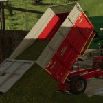 broughan 1 axle grain silage trailer v1.0 fs22 5