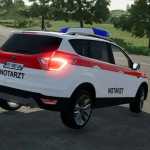 ford kuga mk2f 2016 german emergency doctor skin v1.0 fs22 1