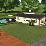 house with pool v1.0 fs22 2