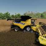 jd hd50f with integrated cutterbar wagon v1.1 fs22 1