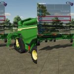 jd hd50f with integrated cutterbar wagon v1.1 fs22 6