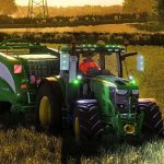 john deere 6195r edit v1.0 fs22 6