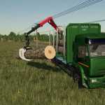 kamaz 6520 wood truck v1.0 fs22 1