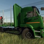 kamaz 6520 wood truck v1.0 fs22 2