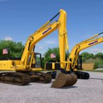 komatsu 7 excavator pack v1.0 fs22 2