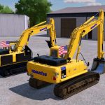 komatsu 7 excavator pack v1.0 fs22 3