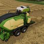 krone big pack 1290 hdp vc a claas quadrant 5300 fc v1.0 fs22 1