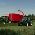 lizard 20t silage trailer v1.0 fs22 2