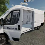 peugeot boxer unmarked gendarmerie v1.0 fs22 3