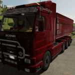 scania 143m hooklift v1.2 fs22 1