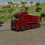 scania 143m hooklift v1.2 fs22 2