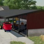 shelter with cowshed v1.0 fs22 3