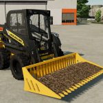 skid steer shovel pack v1.0 fs22 2