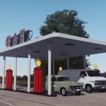 vintage gas station v1.0 fs22 5