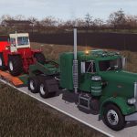 2 axle lowboy v2.0 fs22 2