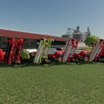 Round Balers Pack With Windrower v1.0 FS22 2