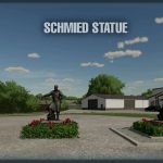 blacksmith statue v1.0 fs22 2