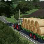 broughan 28 foot high bed trailer v1.0 fs22 1