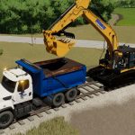 caterpillar 323e hi rail v1.0 fs22 4