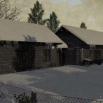 cowshed with garage v1.0 fs22 2