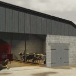 cowshed with garage v1.0 fs22 3 1