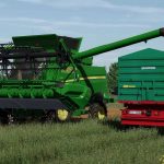 john deere t series and 600x headers v1.3 fs22 2