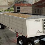 maurer 40ft grain hopper v1.0 fs22 2