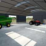 medium shed with workshop and office v1.0 fs22 1