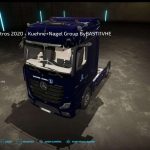 mercedes actros 2020 kuehne 2B nagel group v1.0 fs22 2