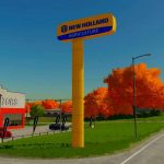 placeable new holland dealer signboard v1.0 fs22 2