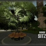 round tree bench v1.0 fs22 6