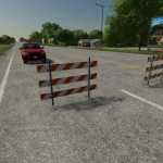 traffic cones and barricades v1.0 fs22 1