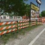 traffic cones and barricades v1.0 fs22 3