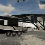 voltage 5th wheel toy hauler camper v2.0 fs22 2