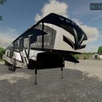 voltage 5th wheel toy hauler camper v2.0 fs22 3