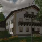 bavarian farm house with hall v1.0 fs22 1