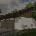 bavarian farm house with hall v1.0 fs22 4