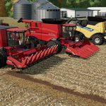 cnh 8 row corn headers fully animated v1.0 fs22 4