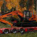 doosan 235lcr edit 2B rotortilt v1.0 fs22 1