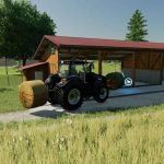 gooseneck hitch adapter with bale spikes v1.0 fs22 3