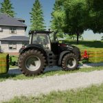 gooseneck hitch adapter with bale spikes v1.0 fs22 5