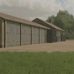 old workshop halls pack v1.0 fs22 3