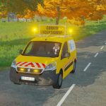 peugeot partner exceptional convoy driver v1.0 fs22 2