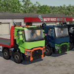 renault c480 colas a eurovia edition trucks pack v1.0 fs22 4