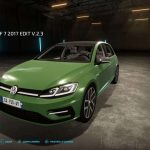 volkswagen golf vii 2017 v2.3 fs22 2