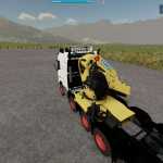 volvo fh16 5 axles with effer crane v1.0 fs22 1